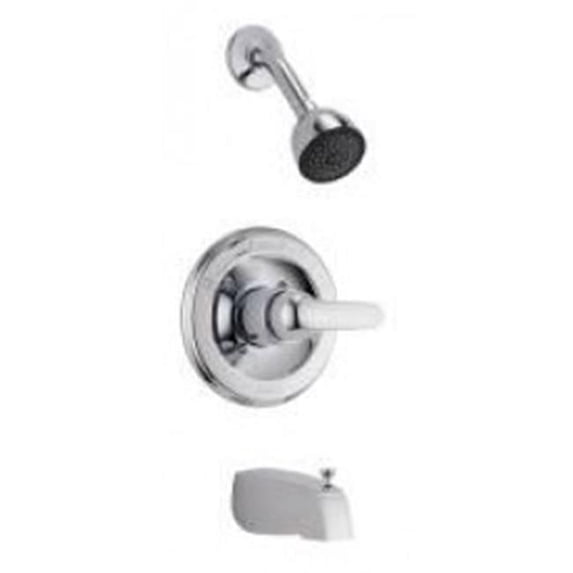 T13420-SOS Delta Classic Tub & Shower Trim Kit Chrome Single Lever Handle