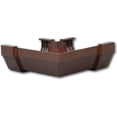 thumbnail image 1 of Amerimax Home Products Gutter Miter T1503 Contemporary Vinyl - Brown - 1 Pack, 5-In., 1 of 1