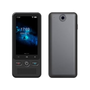 T18 Portable Smart Translator - 138 Languages, Offline Translation, Voice & Photo Translation, ChatGPT Support, for Travel & Business, Black