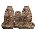 thumbnail image 1 of Fits 1998-2003 Ford Ranger Camo Seat Covers 60/40 Bench w Console:NO Cup Holders:Wetland, 1 of 5
