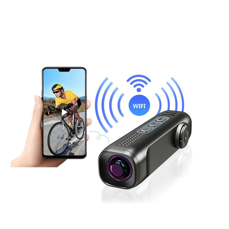 T198 4K Video Camera Wifi Head-Mounted Camcorder Wearable Vlogging