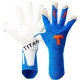 thumbnail image 1 of T1TAN Alien Gravity Blue 2.0 - Soccer Goalie Gloves - Mixed Cut and 4mm Gecko Grip - Size 10, 1 of 7