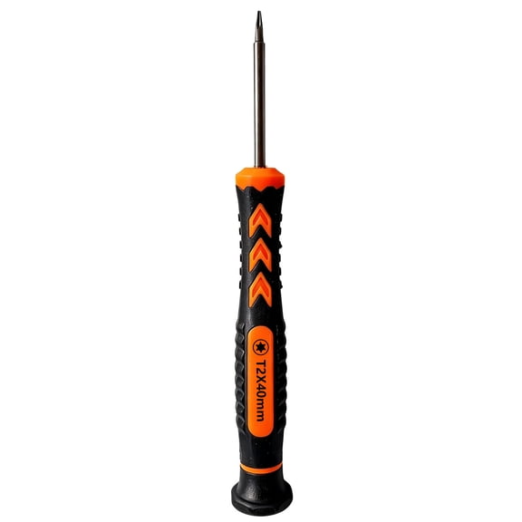 T2 Torx Screwdriver S2 High Alloy Steel Head Magnetic Tip Rotating Cap, 1.55-Inch Blade Length