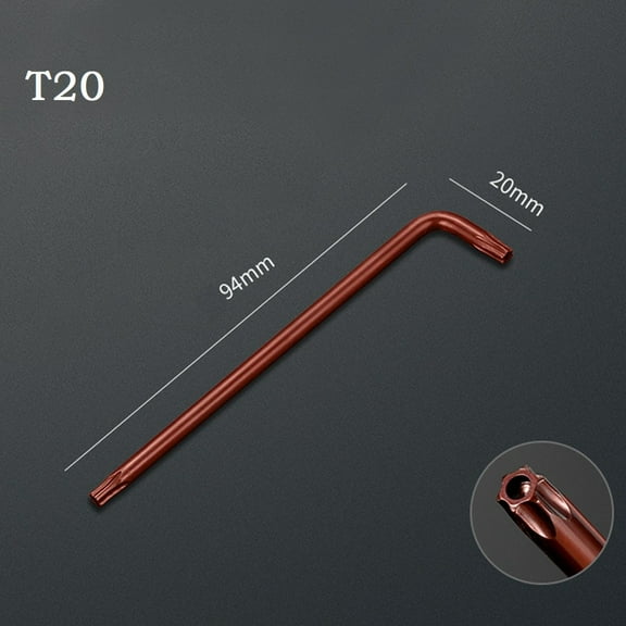 T20 Double-End 2-way Torx Screwdriver Spanner Wrench Tool