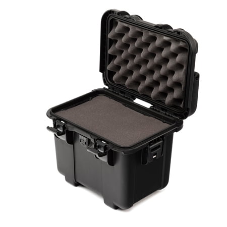 T20 Top Loader Waterproof Hard Case with Cube Foam Insert, Black