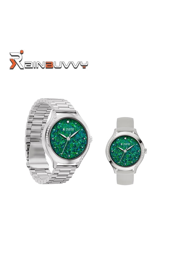 T214 Smartwatch 1.19 Inch 150mAh IP68 Metal Body for iOS/Android Sports Watch Metal Strap Comes with a silicone strap
