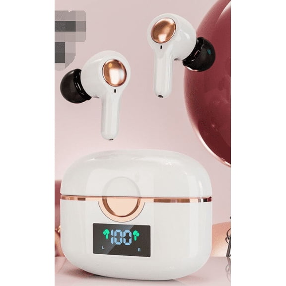 T22 Digital Display Wireless Tws Bluetooth Headset Binaural Sports In-ear Dual Dynamic Headset