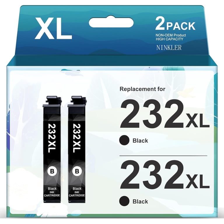 NINKLER 232XL Black Ink Cartridges, Compatible with Epson XP-4200