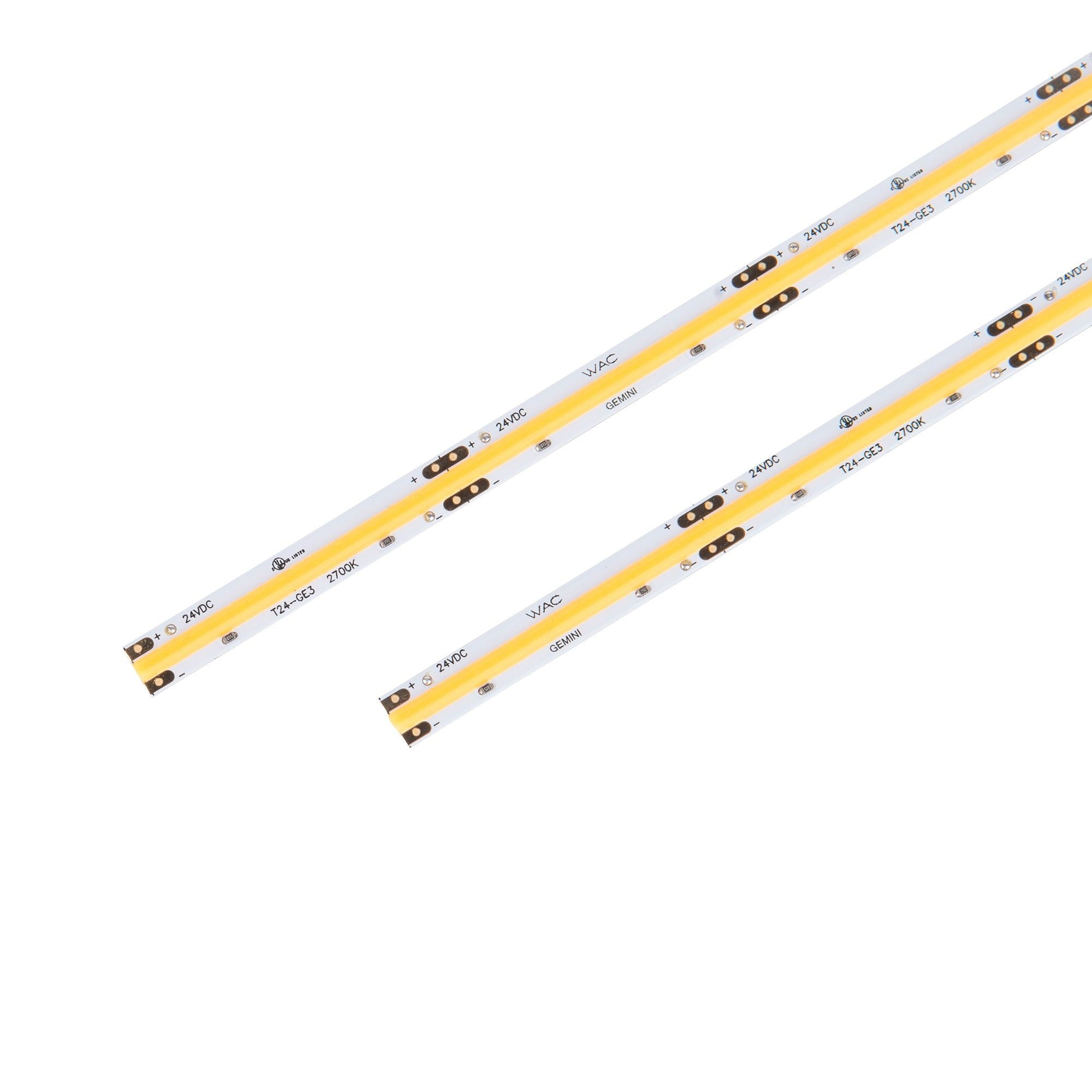 T24-GE1-15-30WT WAC Limited Gemini - 18W 1 LED Tape Light-0.38 Inch Tall and 180 Inch Length-White Finish-3000 Color Temperature