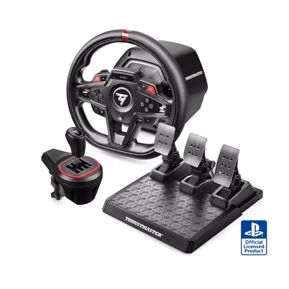 T248R Shifter Pack, Racing Wheel, T3PM Pedals and TH8S Shifter