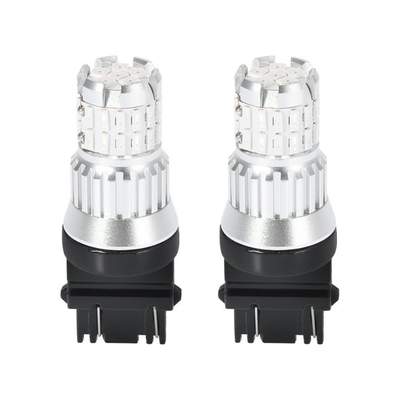 T25 3157 Red LED Light Bulbs Replacement Universal for Turn Signal Light and Brake Light 2 Pcs