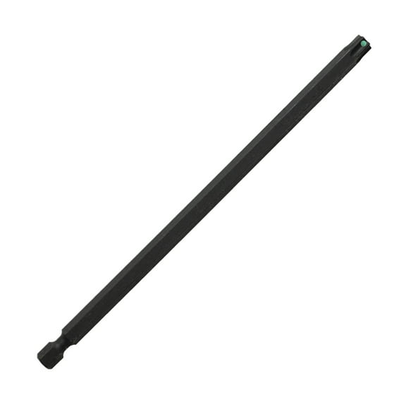 T27 Torx Prohold Tip Power Bit, 1/4" Hex Quick Change Shank, 6" Long, Protanium High Torque Steel With Proguard Finish - Bondhus USA