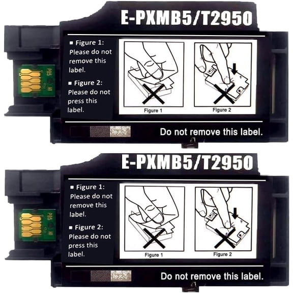 T2950 Compatible Ink Maintenance Box for Workforce WF-100 WF-110 EC-C110 Wireless Mobile Printer 2 Pack