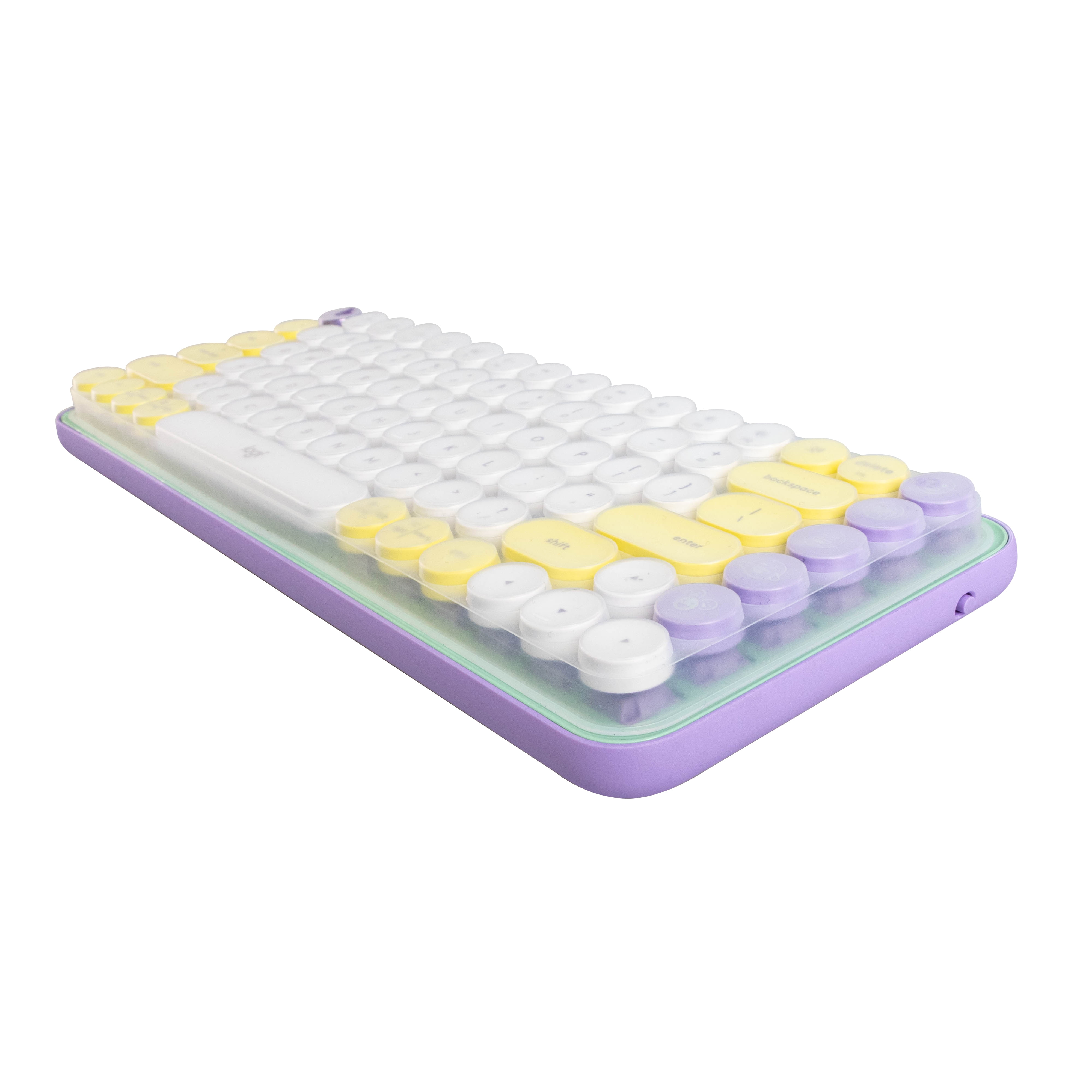 T2BTHRS Clear Cover for Logitech POP Keys Wireless Mechanical Keyboard ...
