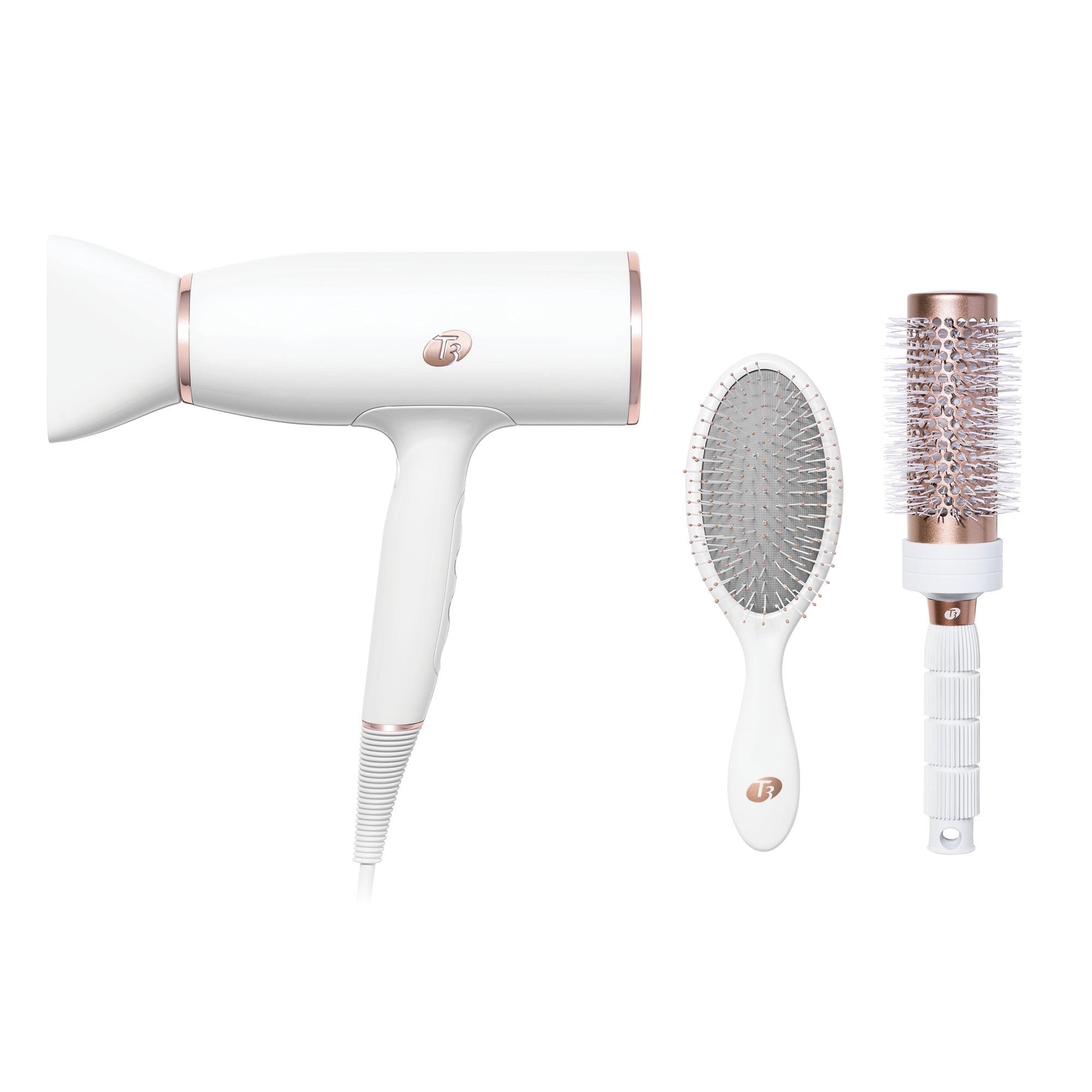 T3 AireLuxe Hair Dryer and Brush Set, Ion-Rich Airflow, 15 Heat