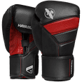 thumbnail image 1 of T3 Boxing Gloves (Black/Red 16oz), 1 of 9