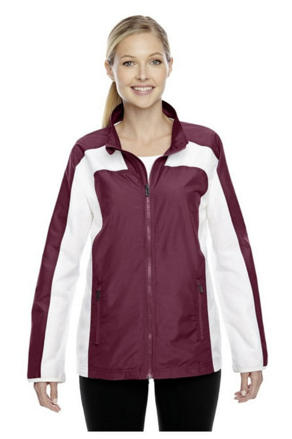 T3 LADIES SQUAD JACKET SPORT MAROON L