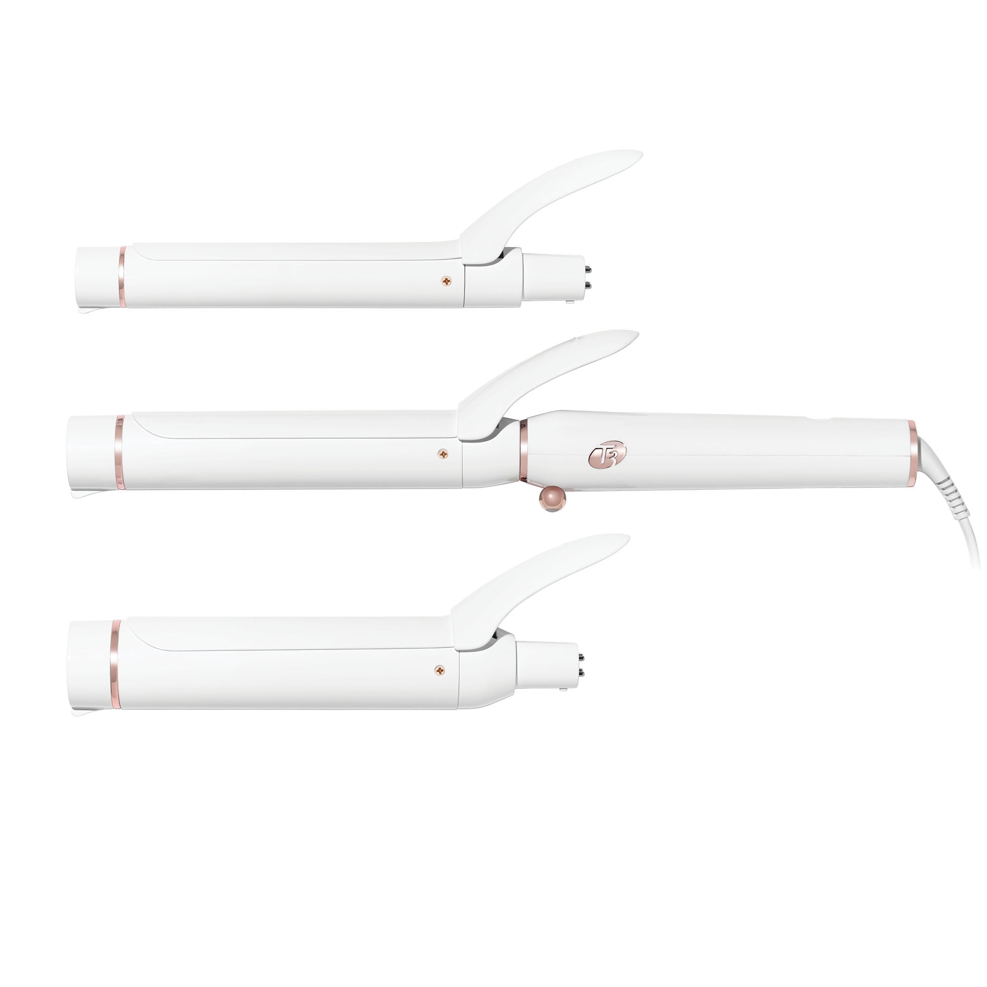 T3 Switch Kit Classic Trio, Curling and Styling Iron with 3 Interchangeable Clip Barrels
