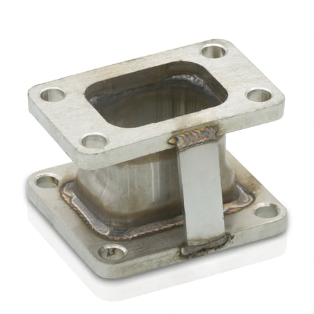 T3 to T4/T70 Turbo Charger Manifold Stainless Steel 4-Bolt Flange Conversion Adapter - Turbocharger