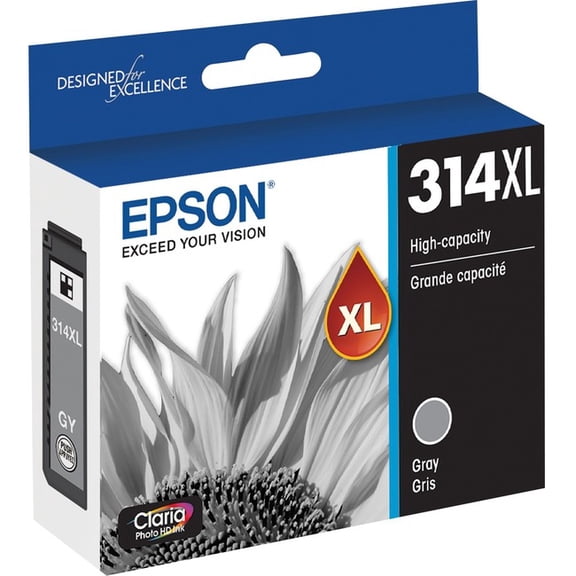 Epson Claria Photo HD T314XL Original Ink Cartridge - Gray (t314xl720-s)