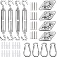 thumbnail image 1 of M5 Awning Attachment Set, 304 Hardware Kit For Garden Rectangular Sun Shade Sail Installation D, 1 of 5