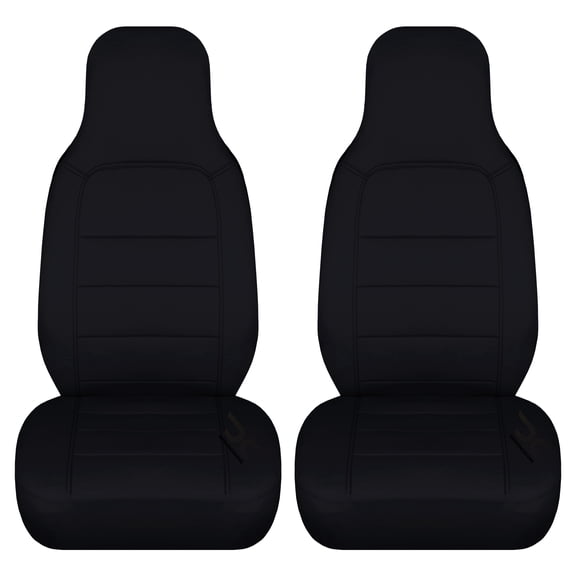 Designcovers Fits 1999-2000 Mazda MX-5 Miata Cotton Seat Covers: Black