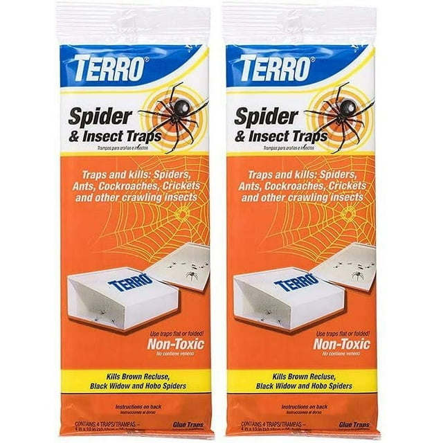 TERRO Indoor Spiders & Ants Glue Trap, 2 Count