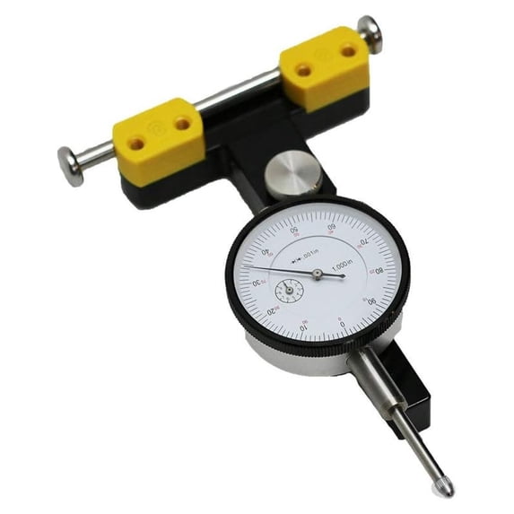 T32241 Universal Saw Gauge Dial Indicator Tool, 2-in-1 Miter Slot to Table Saw Blade Alignment Calibrator & Table Saw Micro Measuring Adjustment
