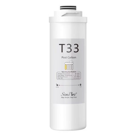 T33 Water Filter Replacement Cartridge for SimPure WP2 Ro Water Filtration System price history and forecast - SimPure WP2-400
