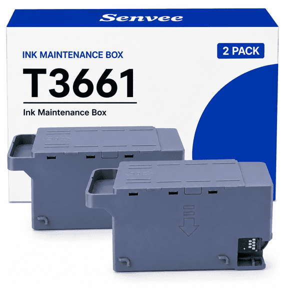 T3661 T366100 Ink Maintenance Box 2-Pack, Replacement for XP-15000 6100 970 8700 8800 6000 8600 8500 Printer