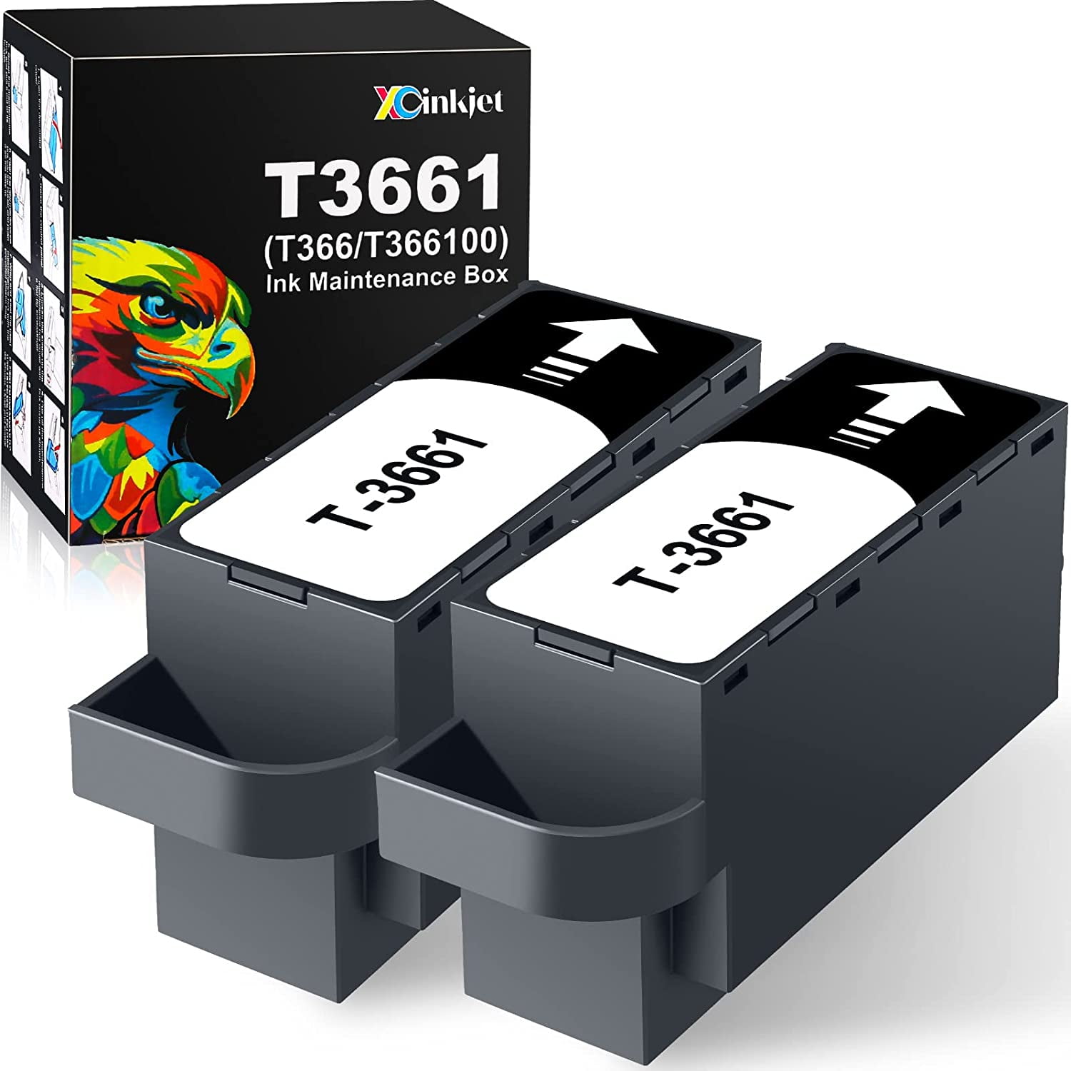 Aomya T3661 Tinten-Wartungsbox - Kompatibel Mit Epson Expression XP-6000, XP-8600, XP-970 U.a.