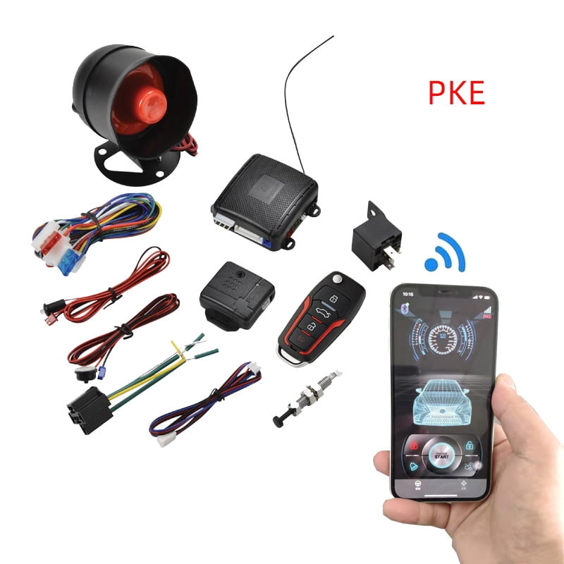 T374-Car Anti-theft Alarm Device with Mobile Phone, Stop Control, PKE ...