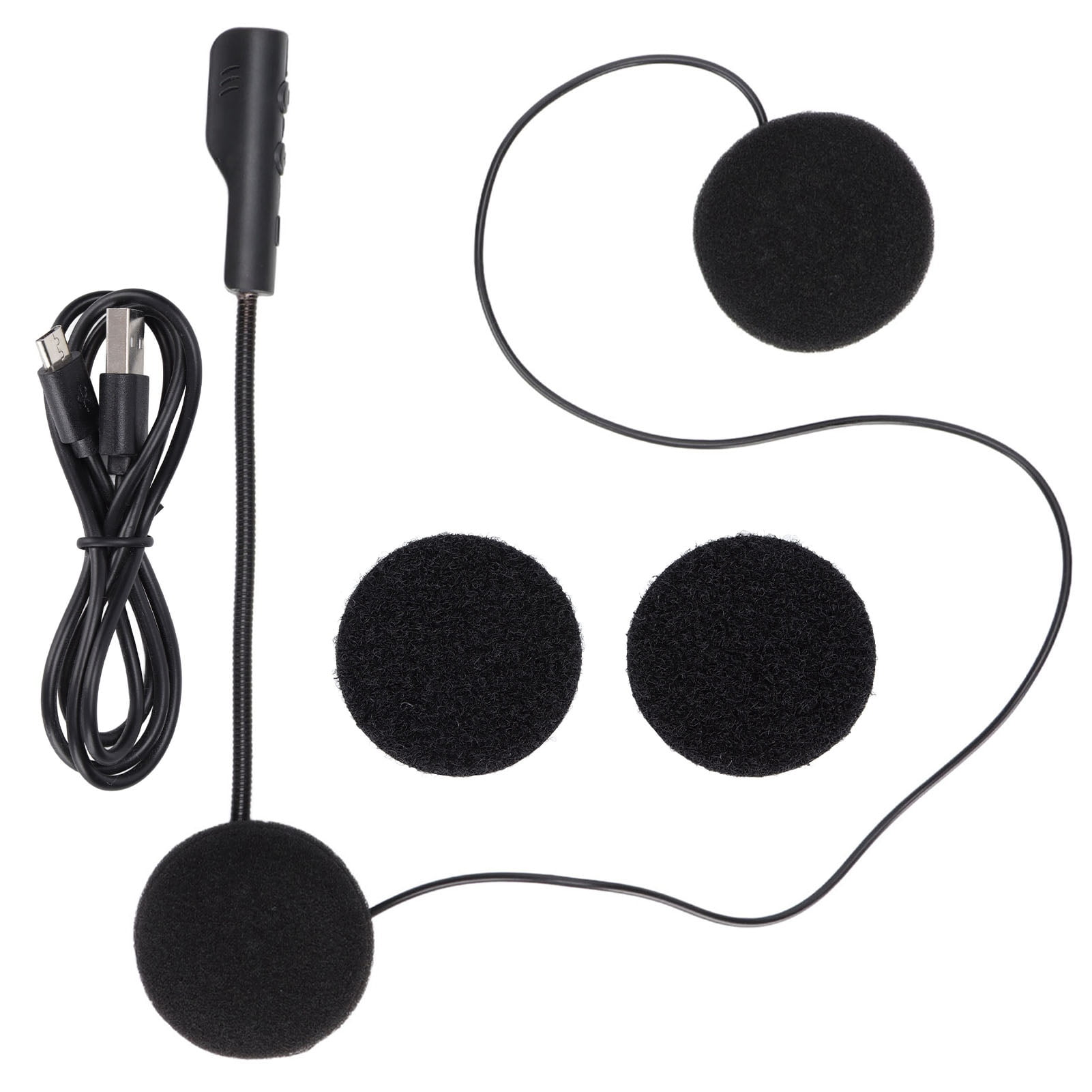 T4 Motorcycle Bluetooth 5.0 Helmet Headphones Speakers Hands Free Wireless Helmet Headset for Riding Motorcycles