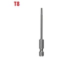 thumbnail image 1 of T40 Magnetic Head Torx Screwdriver Bit 75Mm Security Tamper Proof Star T8, 1 of 8