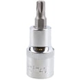 thumbnail image 1 of T40 Male Torx Bit Star Socket 1/2" Drive Standard Internal Chrome Vanadium Steel, 1 of 3