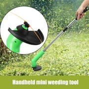 T40 Multifunctional Portable Handheld Electric Grass Trimmer Garden Tools String Cutter Pruning Mini Lawn Mower for Grass Lawn (us)