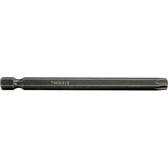 T40 x 3-1/2" Torx/Star Driver Bit - Quick Change Shank Screws and Fasteners 50 Count