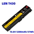 thumbnail image 1 of T430 Battery For Lenovo ThinkPad T430I T530 T530I W530 W530L L430 L430L 42T4702 42T4795 11.1V 49Wh 6-Cell, 1 of 15