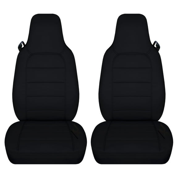 T465-Designcovers Fits 2013-2015 Mazda MX-5 Miata Cotton Seat Covers:Black
