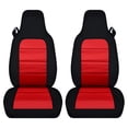 thumbnail image 1 of Designcovers Fits 2013-2015 Mazda MX-5 Miata Cotton Seat Covers: Black and Red, 1 of 5