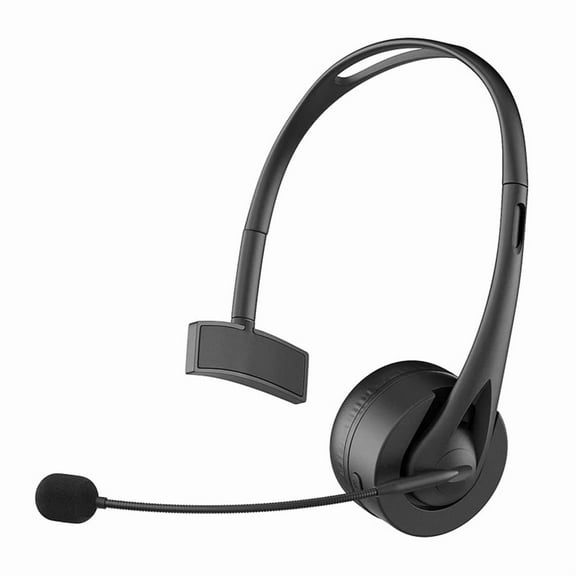 -T490 BT V5.3 Headset with Mic -Mounted Wireless HiFi Headphones Hands-Free Call Headset for Call Center Office B