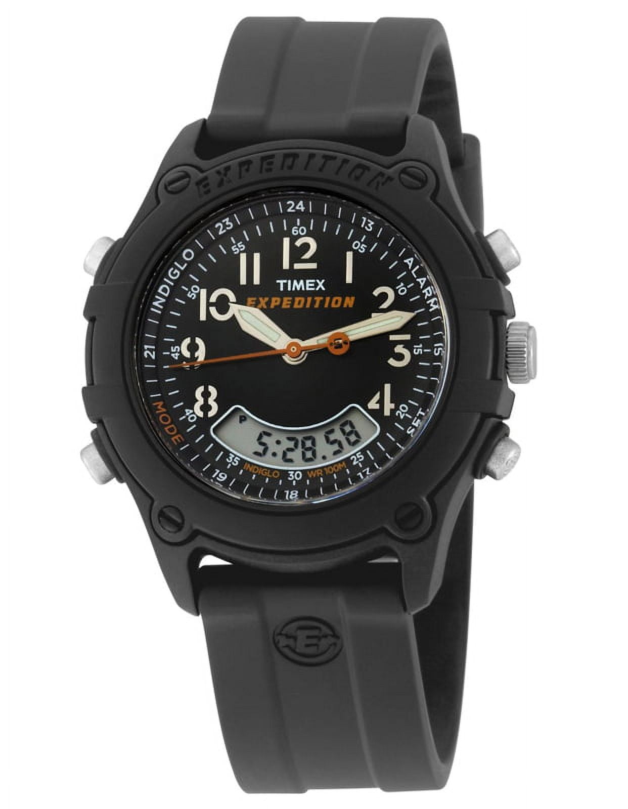 T49742 Men's Expedition Analog-Digital Black Dial Watch - Walmart.com