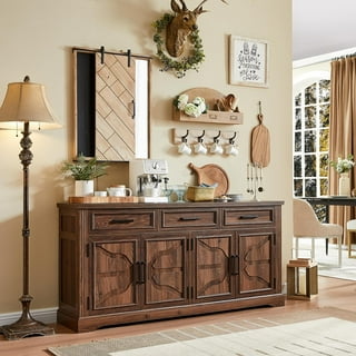 Buffet table deals brown