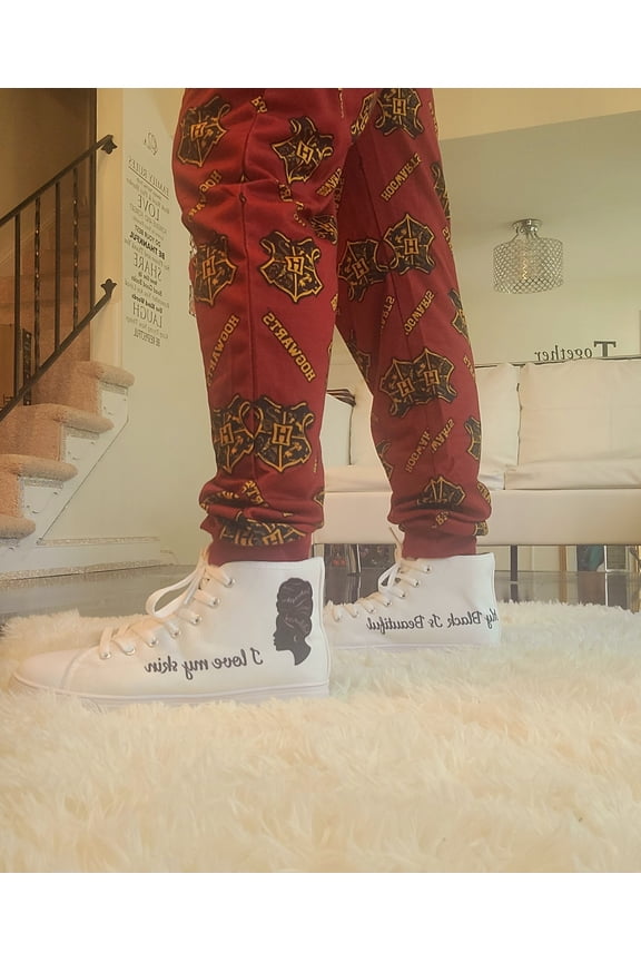 T4x Black Is Women's High Top Sneakers