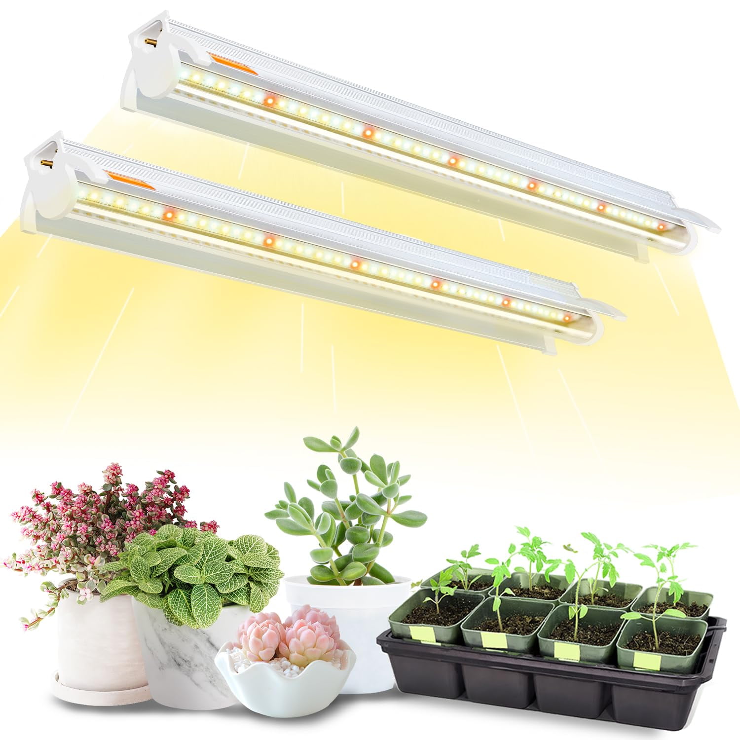 T5 Grow Lights for MMF7 Seed Starting, 16 in Long, 2Count (10W x2