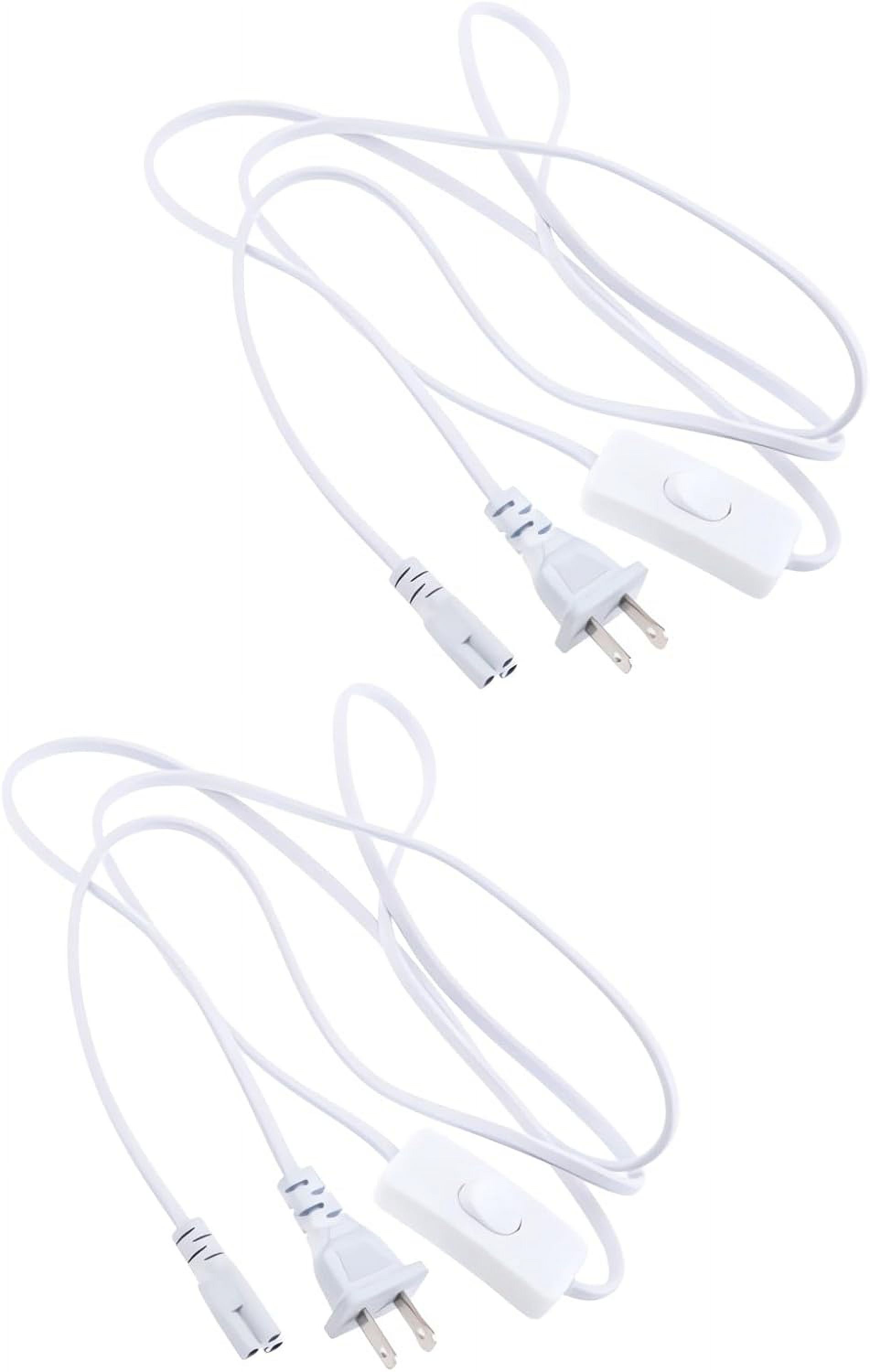 T5 T8 LED Wire Connector Power Cord, 6Ft 3Pin LED Light Fixture