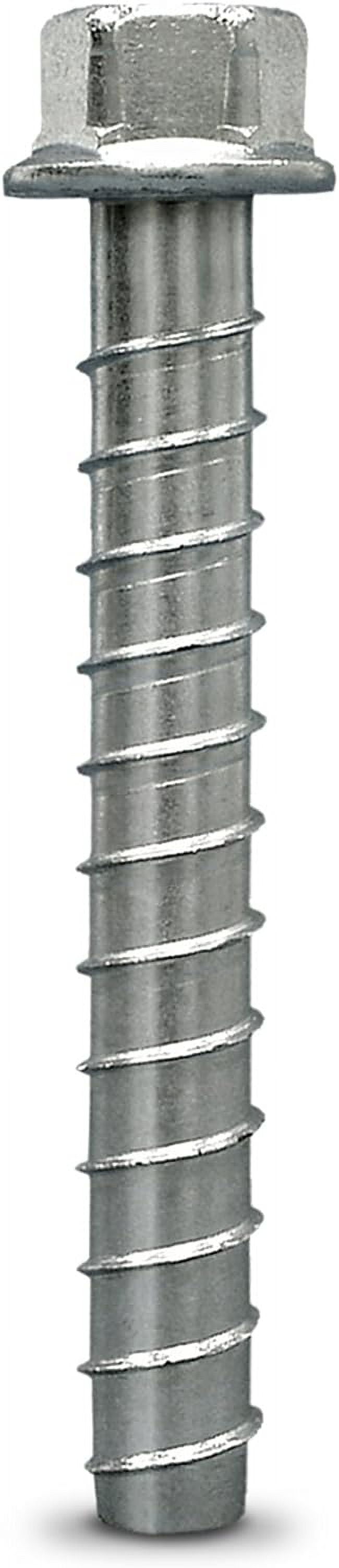 T50800H 1/2Inch by 8Inch Titen Zinc Plated Heavy Duty Anchor for Concrete/Masonry, 20 per Pack