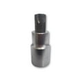 thumbnail image 1 of T55 Torx Bit - Satin Chrome 0.5 Square Drive Bit Holder, 1 of 1