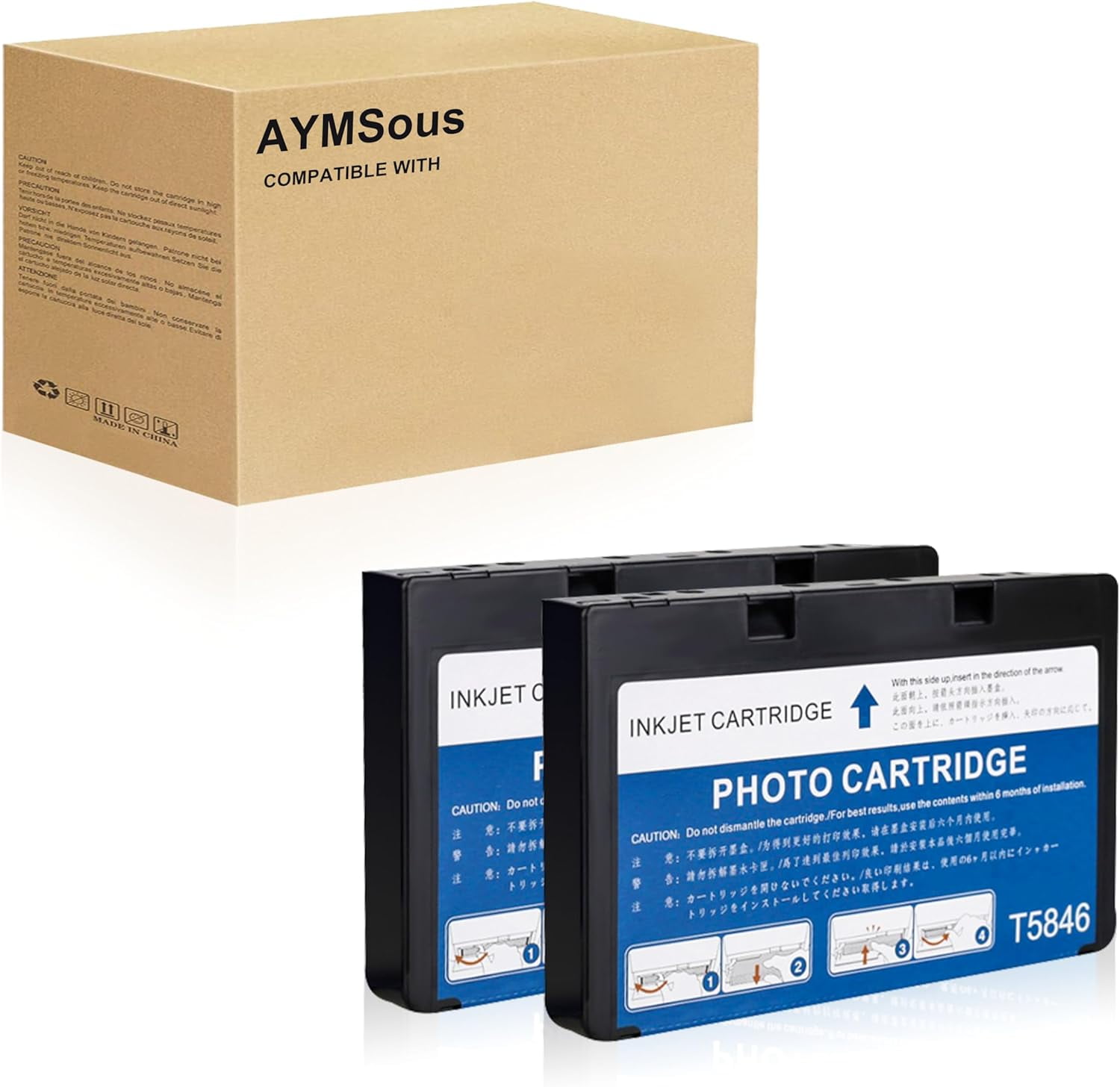 Amazon.com: JHRUXQM Compatible Ink Cartridge Compatible with