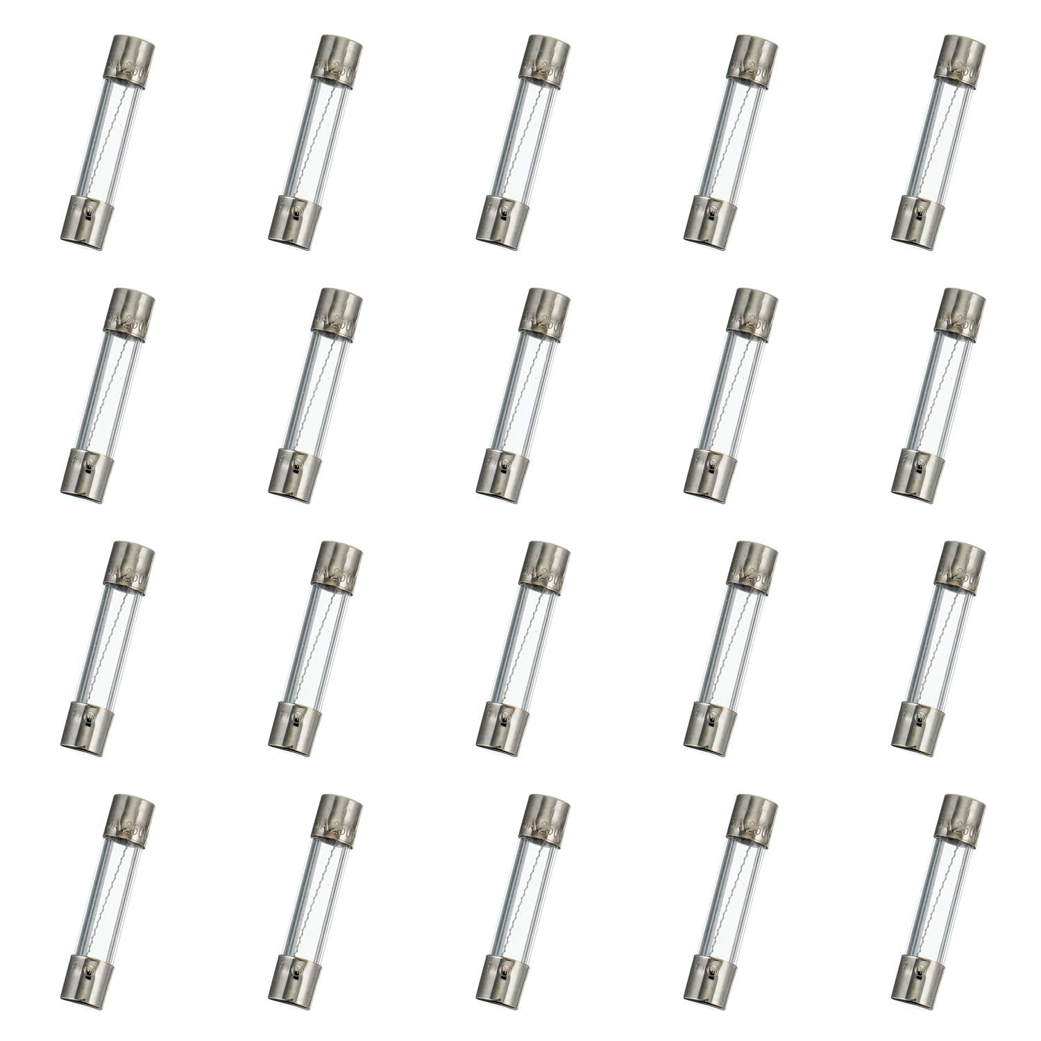 125 V Fuse Witonics Pack Of 5 AGC 6A 125v/250v Fast-Blow Glass Fuses 6 Amp AGC6A AGC6 6X30mm (1/4 Inch X 1-1/4 Inch 3a 125v Fuse - Foto 9